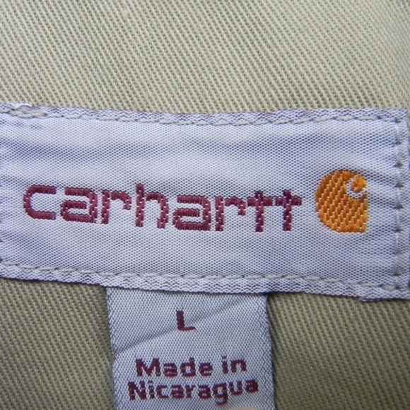 Carhartt Short Sleeve Twill Work Shirt Large - Picture 5 of 5